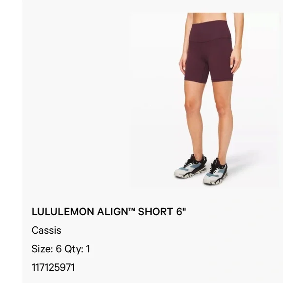 Lululemon High Waisted ~4.5” Align shorts - Picture 5 of 5